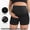 Black, variant on Maternity Biker Shorts Women Shorts with Pockets High-Waisted Ripped Denim Shorts with Belly Support Stretch for Pregnancy Hip Lift Summer Casual Wear Pregnancy Workout Shorts