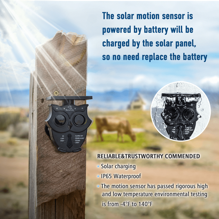 1/2 Mile Long Range Solar Wireless Driveway Alarm System IP65 