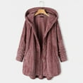 thumbnail image 2 of Long Winter Coats for Women Dressy Warm Extreme Cold Weather Outwear Furry Fleece Lned Thicken Sherpa- Jacket, 2 of 4