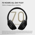 thumbnail image 2 of Auriculares Bluetooth DOQAUS Over Ear 70H Playtime con micrófono, 2 of 8