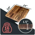thumbnail image 6 of Solid Wooden Piece Perfect for Kitchens, Dining and Coffee Table Tops (Reclaimed Wood Table Top - Economy, 24" x 24"), 6 of 7