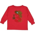 thumbnail image 3 of Inktastic Cowboy 3rd Birthday I'm Three Girls Long Sleeve Toddler T-Shirt, 3 of 5