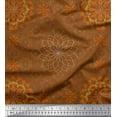 thumbnail image 1 of Soimoi Cotton Jersey Fabric Mandala Decorative Decor Fabric Printed Yard 58 Inch Wide, 1 of 1