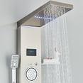 thumbnail image 6 of LED Shower Panel Tower System Stainless Steel Rain&Waterfall Massage Body Spray, 6 of 10