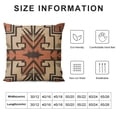 thumbnail image 5 of GOSMITH  Throw Pillow Covers Tribal Western Geometric Burgundy Green Native Designs Southwest Country Benson Decorative Pillow Cases Home Decor Square Pillowcase, 5 of 5