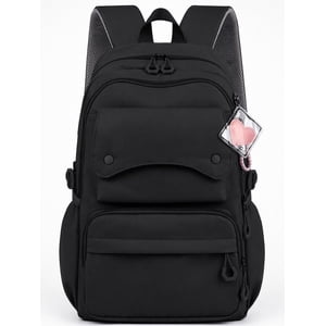 Inadays School Backpack for 15.6" Laptop, Black