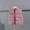 czb# Pink46, variant on Cuzibr Kids Coats Solid Color Corduroy Quilted Sleeveless Vest Stand Collar Thermal Padded Cozy Soft Zipper Button Windproof Waistcoat Kids Outwear,Pink,3-4 Years