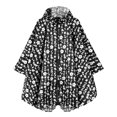 thumbnail image 1 of MIASHUI Poncho de Pluie Imperméable avec Capuche et Fermeture Éclair Imperméable pour Adultes, Rose, Taille Unique, 1 of 8