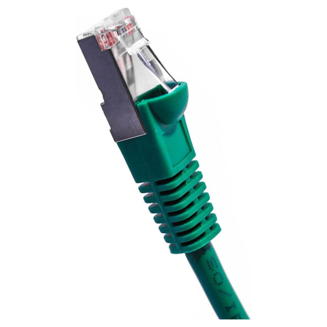 FireFold Cat5e Ethernet Patch Cable 4ft Green with Gold Plated RJ45 Connectors – 350 MHz High Performance Patch Cord – 4 UTP 24 AWG Stranded Copper Pure Conductors with PVC Jacket