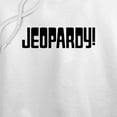 thumbnail image 3 of Popfunk Jeopardy Dark Logo Women's Cropped Hoodie Pullover Sweatshirt, White, Medium, 3 of 5