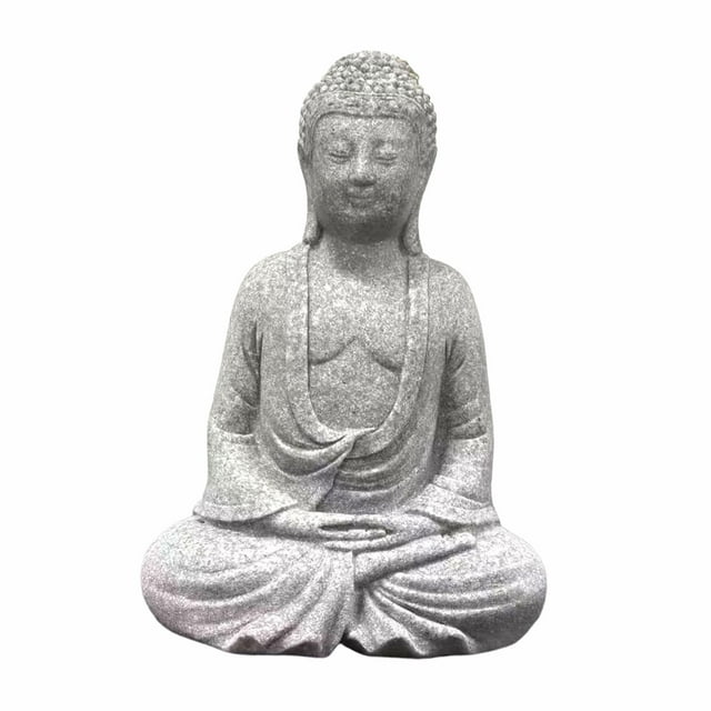 Wweixi Buddha Statue Buddhism Sitting Buddha Statue for Desktop Home Office Style D Style A