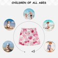 thumbnail image 6 of Kids' Beach Pants Comfortable Swim Trunks Cherry and Pink Bow Pattern Shorts for Pool Vacation and Lounge Wear Large, 6 of 8