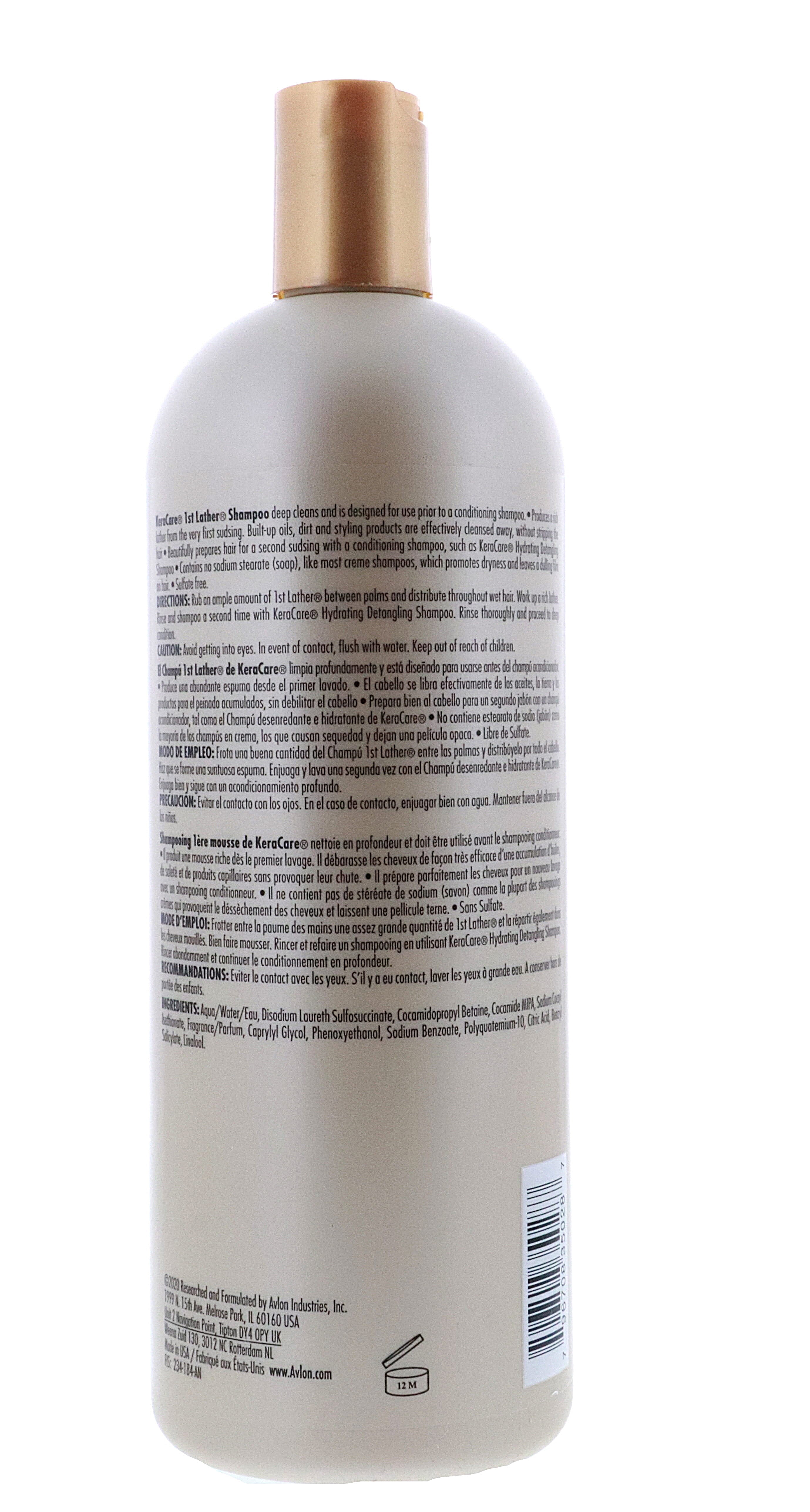 Avlon Keracare 1st Lather Sulfate-Free Shampoo 32oz (Pack Of 2)