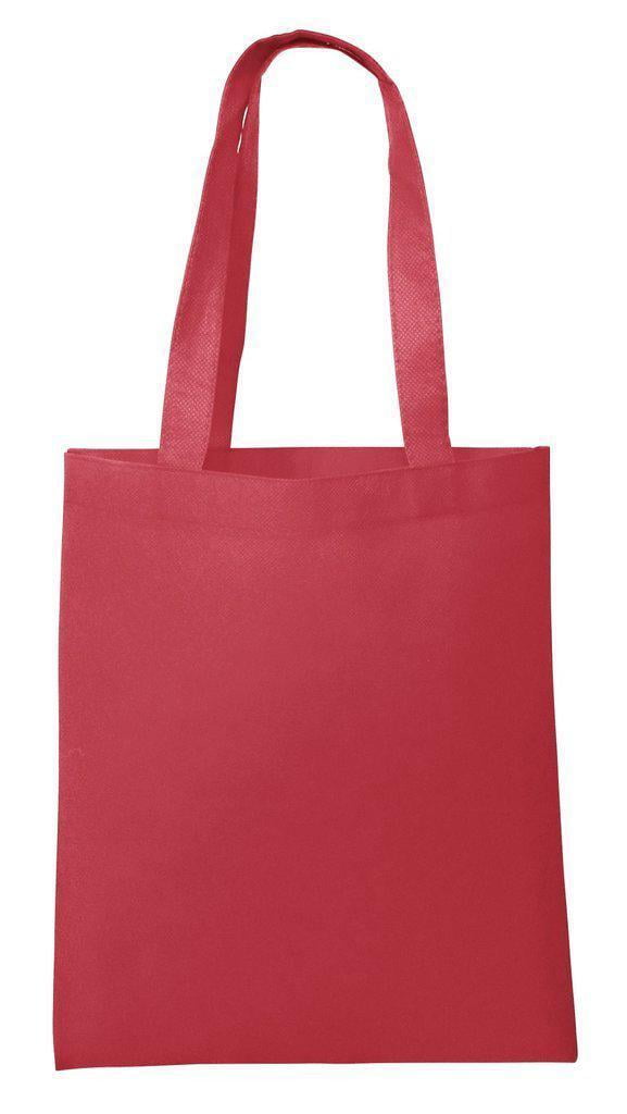cheap non woven wholesale promotional tote bags in bulk ntb10 set of 50 red promotional tote bags