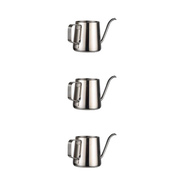 Bearachild 250ml Stainless Steel Coffee Pot Teapot Pots Household Tea Kettle Drinkware Accessory Handle Making with Water Type1 NO1 Bearachild CBP071640