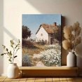 thumbnail image 6 of Qisvanset Country Cottage Landscape Canvas Wall Art 15.75x11.81 Inches, 6 of 8
