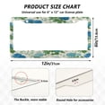 thumbnail image 4 of 2-Pack Aluminum License Plate Frame with 2 Holes for GM License Plate Cover with Free Screws Blue Hydrangea Pattern, 4 of 8