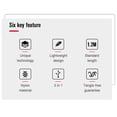 thumbnail image 4 of Cable De Carga 3 En 1 Compatible Con Dji Fpv 1.2M Nylon Usb A Cables Tipo C Cable De Carga Del Controlador De Drones Cateissary EL016243-00, 4 of 5