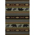thumbnail image 1 of United Weavers Designer Contours CEM Manitou Bleu Surdimensionné Tapis, 1 of 1