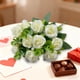 thumbnail image 5 of Flores Artificiales para Decoración 30cm Ramos de Flores Artificiales para Decoraciones de Bodas de Hogar, 5 of 9