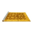 thumbnail image 2 of Ahgly Company Machine Washable Indoor Rectangle Oriental Yellow Traditional Area Rugs, 5' x 8', 2 of 4