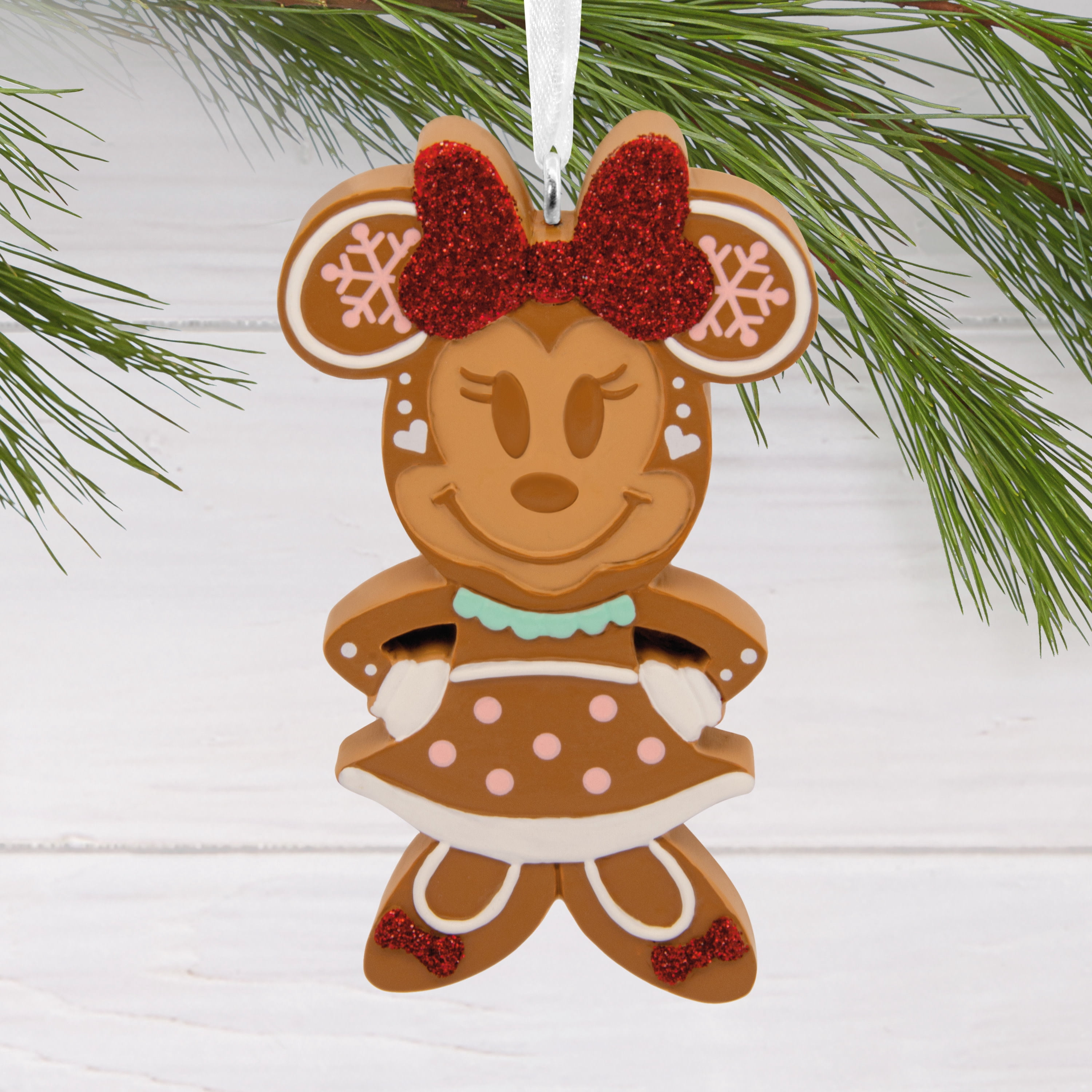 Hallmark Christmas Ornament (Disney Minnie Mouse Gingerbrd Cookie), 1 Count