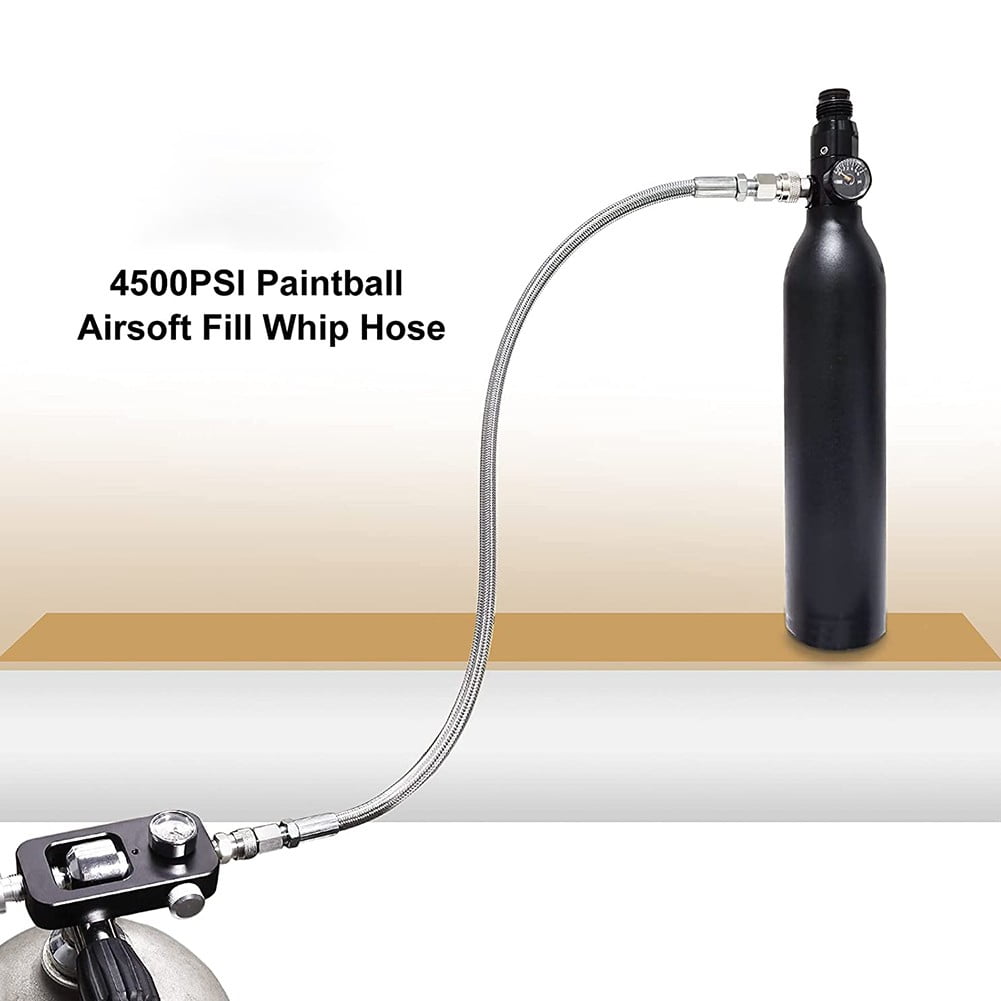 Fancy Paintball Fill Hose Extension 4500 Psi PCP Stainless Steel