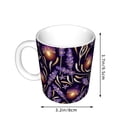 thumbnail image 2 of Yiaed Lavender Flowers Print Ceramics Coffee,Large Handle Design,Extra Large Tea and Coffee Cup for Office and Home Mugs, 2 of 6