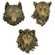 thumbnail image 1 of 3 piezas cabeza de animal estatua 3D coleccionables hogar sala de, 1 of 9