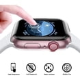 thumbnail image 4 of Tianle 3 Pack Case Compatible with Apple Watch 41mm 45mm,Soft HD High Sensitivity Screen Protector with TPU All Around Anti-Fall Bumper Protective Case Cover for iWatch Series8/7 (3Clear), 4 of 7