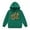 Dark Green, variant on Leopard Print Girls Hooded Pullover Soft Casual Sweatshirt With Front Pocket For Outdoor Play And Everyday Wear