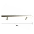 thumbnail image 3 of GlideRite 5 in. Center Solid Modern Cabinet Bar Pull, Stainless Steel, 3 of 5