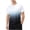 Athletic Shirts White, variant on Big ang Tall Mens Color Gradient Athletic Short Sleeve Shirt Moisture Wicking Quick Dry Crew Neck Active Wear
