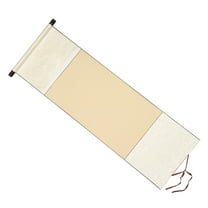 Uxcell 47x16 Inch Xuan Paper Scrolls, Half Raw Ripe Blank Xuan Paper, Beige