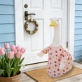 thumbnail image 1 of EGNMCR Home Decor, Room Decor, Wall Decor Spring Summer Idyllic Gooses Outfits Gooses Statue Patio Dress Patio Gooses Outfits Hat Set For 23In Statue Patio Garden Decoration Polyester Statue, 1 of 6