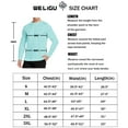 thumbnail image 5 of WELIGU Men's Long Sleeve Shirts Lightweight UPF 50+ T-Shirts Fishing Powder Green Size Male Xl, 5 of 6