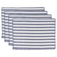 thumbnail image 3 of Saro Lifestyle Classic Striped Whipstitch Pom Pom Placemat (Set of 4), 3 of 4