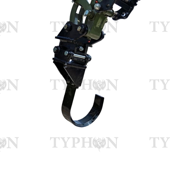 TYPHON Tree Digging Blade Attachment for 2–3 Ton TERROR XXV Mini Excavator | Steel Root Cutting Tool