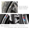 thumbnail image 3 of SHEKIKO 4PCS Carbon Fiber Car Wheel Center Emblems for BMW 1-7 Series, X1-X6, 3 of 7