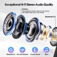 thumbnail image 3 of Auriculares inalámbricos QXUFV U9 Bluetooth 5.4 ANC IPX7, 3 of 8