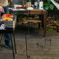 thumbnail image 4 of WHAMVOX RV Waste Tank Portable Water Dispenser Rack Black Iron Plastic 1 Set For Outdoor Activities, 4 of 8
