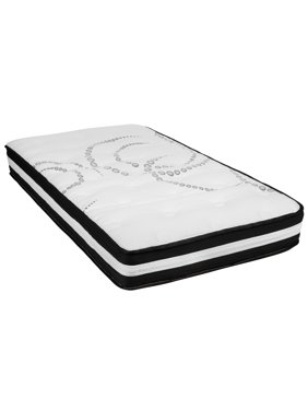 10 Inch Hybrid Pocket Spring Mattress, Twin Mattress in a Box