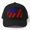 Black, variant on American Power Baseball Hat, USA Strength Statement Graphic Design, Classic Everyday Cap