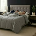thumbnail image 4 of DBOZE Reversible Comforter, All-Season Lightweight Cotton Blend, Hypoallergenic Down Alternative Fill, Breathable & Box-Stitched Design(Gay,Queen), 4 of 4