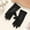 Black, variant on JFGHDG Women Elegant Bow Decor Winter Gloves, Embroidered Soft Touch Full‑Finger Thermal Gloves Lined Warm Gloves for Driving Daily Commute Black One Size