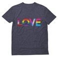 thumbnail image 1 of Tstars Mens LGBT Clothing Love is Love Gay Lesbian Rights Support Pride Parade Rainbow Flag Heart LGBT Gay Gifts for Husband Gay Shirt for Him Shirts for Men T Shirt, 1 of 5