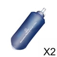 thumbnail image 1 of 2 botellas de agua plegables de 500 ml, ligeras, bolsas de agua blandas a prueba de , vasos de agua plegables para viajes, montañismo, ciclismo a Macarena botella plegable, 1 of 8