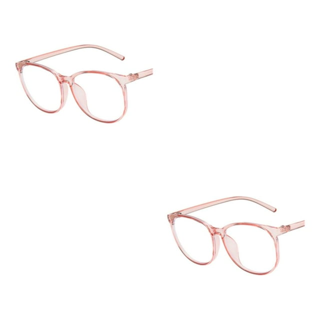 kurtrusly Stay Fashionable And Protected With Light Eyeglasses Light Glasses Fashion Permeable frame 2Set