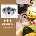 thumbnail image 2 of Stainless Steel Grease Separating Bowl Soup Separator Oil Strainer and Filter Storage, 2 of 5