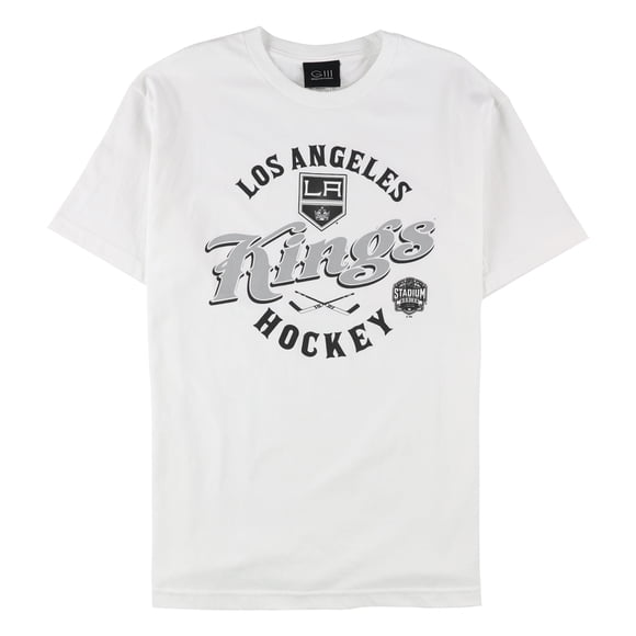 G-III Sports T-Shirt Graphique Los Angeles Kings pour Hommes, Blanc, Grand
